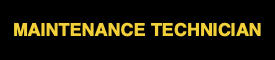 Maintenance Technician