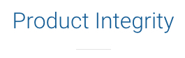 Product Integrity