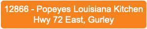 Popeyes Lousiana Kitchen Gurley